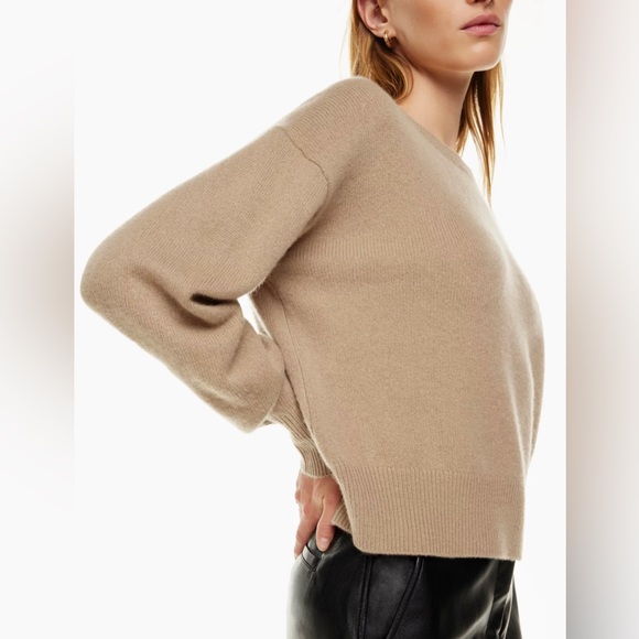 Babaton Session Luxe Cashmere Sweater, Size XS, Colour Gold Camel - Picture 2 of 6